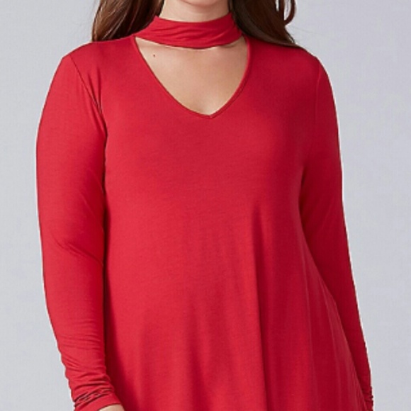 Long sleeve choker top. Various sizes available - Picture 3 of 3